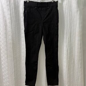 SPANX Black High Waisted‎ Slim Skinny Leg Pull On Pants Women's Size M
